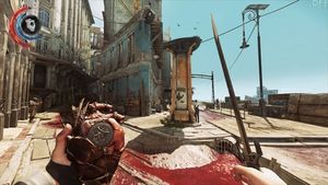 이 게임 플레이 스크린샷에서 플레이어는 뼈 부적과 룬을 찾는 데 도움이 되는 심장 아이템을 들고 있다.