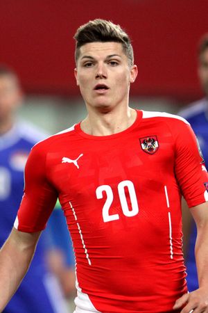 2015년 오스트리아 대표팀에서 활약하는 자비처