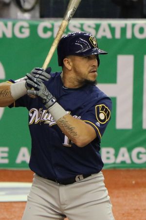 밀워키 브루어스 시절 (2019년 3월 25일)