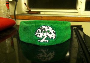 커리어 하우스(하버드 대학교)의 나무를 묘사한 머리띠