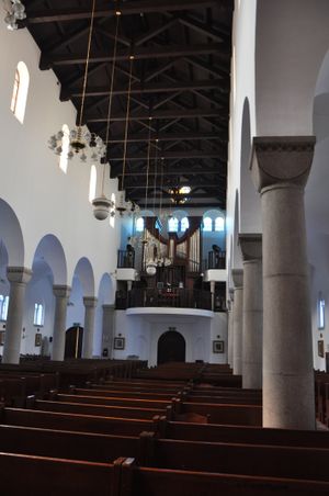 서울주교좌성당 (내부: 서쪽 끝, 1985년 해리슨 & 해리슨 오르간)