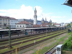 북쪽 선로를 바라보는 모습