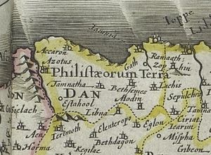 17세기 네덜란드 지도, 단 지파 지도