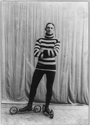 1905년경 미국 롤러스케이트