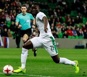 2017년 코트디부아르 대표팀에서 뛰고 있는 바이