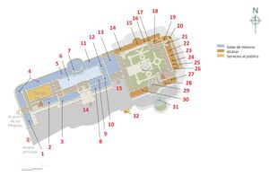성의 1층 평면도
