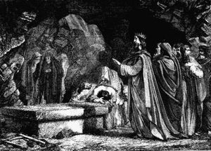 다윗과 아브넬의 무덤. 작가 미상. 19세기.