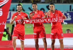 페르세폴리스 우승 축하, 2018-19 페르시아만 프로 리그.