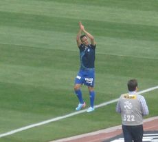 보르하니는 2012-13 시즌에 에스테글랄과 함께 우승한 후의 모습이다.