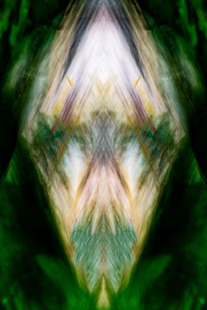 마름모꼴 구성을 가진 ICM 사진