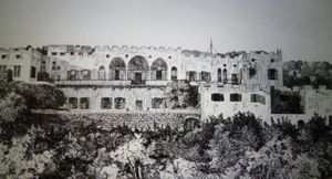 베이루트 카이저스베르트 여자 수도원 건물 19세기 판화