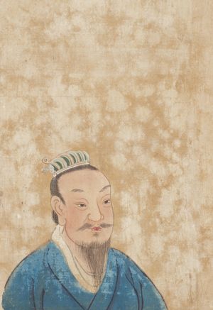 필라델피아 미술관에 소장된 1900년경 앨범 명사 초상화에 묘사된 모습