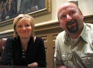 2010년 닐 마샬과 함께 있는 캐롤린