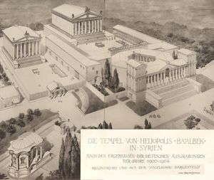 Reconstruction of Temple of Jupiter/Baalbek
