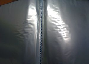 클리어 포켓 파일을 연 모습