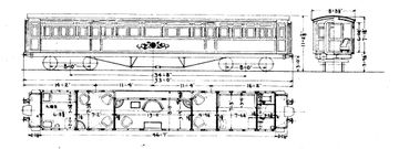 3호 황실 객차 형식도