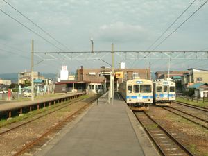 구로이시역 승강장