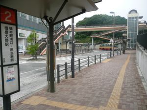 가미미조역 버스 로터리