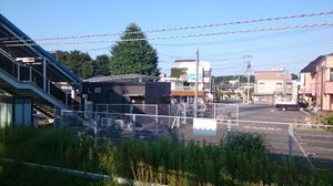 역전 광장 (홈에서)