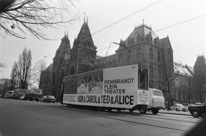 암스테르담에서 영화 "밥 & 캐롤 & 테드 & 앨리스"의 광고 트램(1970년 3월 26일)