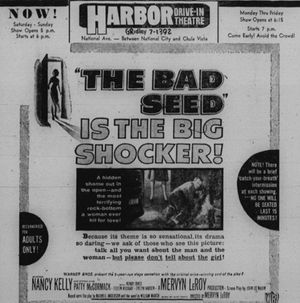 드라이브 인 광고, 1956년