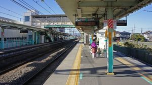 2019년 11월 2, 3번 승강장에서 서쪽을 바라본 역 모습