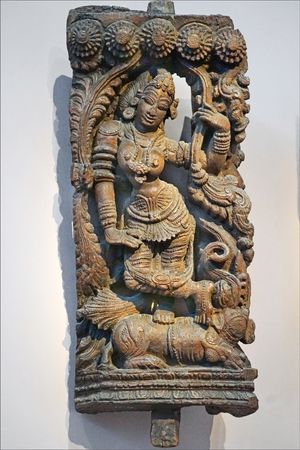 강가 여신 조각상, 17~18세기