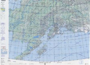 코디액 섬이 포함된 지도