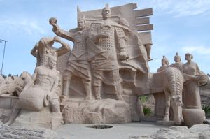 주취안시의 곽거병 동상