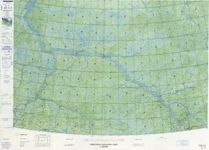 이르티시강 하류를 포함한 지도