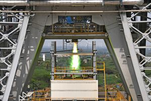 예비 연소기 점화 테스트 기사 및 핫 테스트