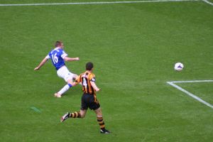 에버턴 FC에서 첫 골을 넣는 매카시