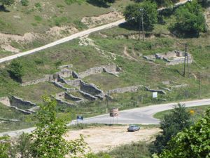 라스의 일부인 트르고비슈테 유적.