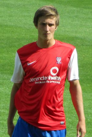 데이비스가 2013년 요크 시티에서 뛰는 모습