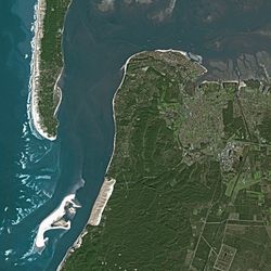 위성에서 본 아르카숑