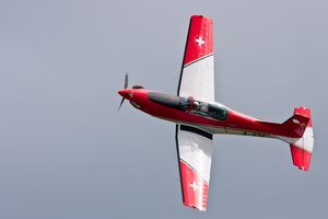 2012년 비행 중인 PC-7.