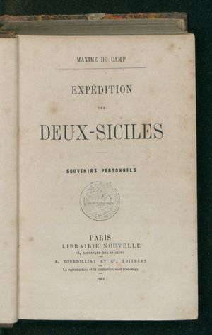두 시칠리 원정, 1861