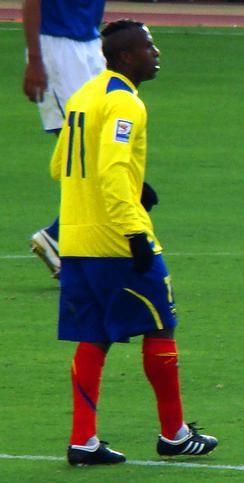 2009년 에콰도르 대표팀에서 뛰는 베니테스