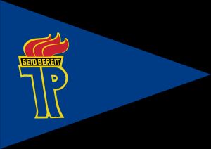 에른스트 텔만 선구자 조직 깃발 (1948년 12월 13일 – 1990년 8월)