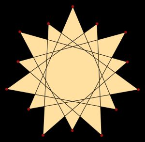 별모양 아이소톡살 십사각형