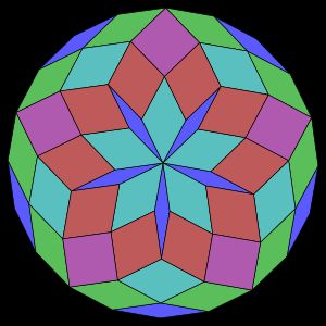 정이십각형 마름모 분할 3