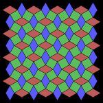 두 종류의 면을 가진 등각 변형으로, 삼각형 쌍이 롬비로 결합된 스너브 사각 테셀레이션으로 볼 수 있다.