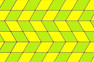 마름모 면으로 이루어진 2-면추이 변형