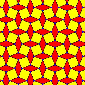 두 종류의 면으로 이루어진 점추이적인 변형