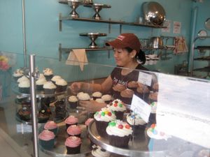 루이지애나주 뉴올리언스의 컵케이크 가게