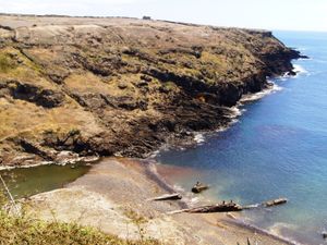 칼라우 다 호우파, 빌라 두 포르투의 옛 항구이자 캄푸, 피게이랄 및 프라이냐 페드레이라 지역 자연 기념물의 자연 종착역