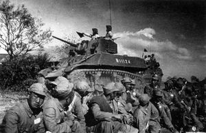 중국 국공 내전 중의 M3A3, 1949