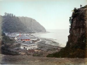 1872년 사쓰마 번의 슈세이칸 사업(集成館事業) 산업 단지 — 1871년 이전 일본에서 가장 진보된 병기창