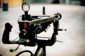 UH-1 휴이 내부에서 본 M134, 냐짱 공군 기지, 1967