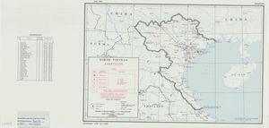 북베트남 비행장의 U.S. 지도